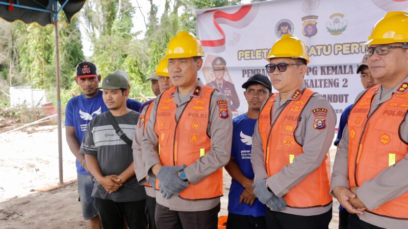Dukung MBG, Polda Kalteng Bangun SPPG Tahap II di Kelurahan Langkai