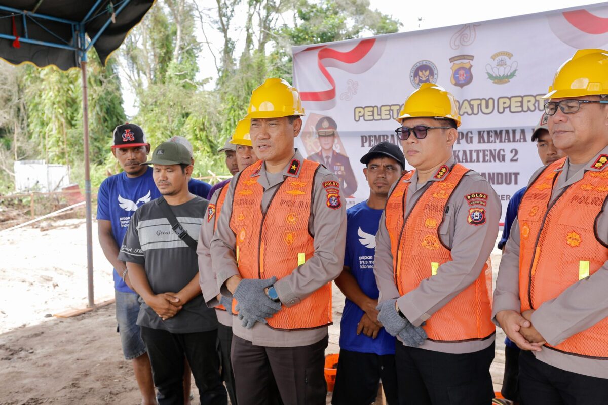 Dukung MBG, Polda Kalteng Bangun SPPG Tahap II di Kelurahan Langkai