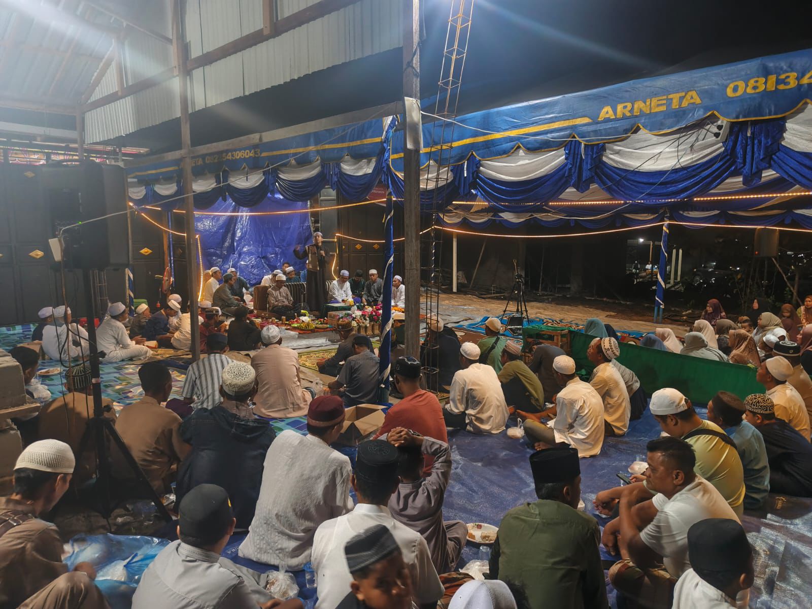 Polsek Rakumpit Dampingi Masyarakat dalam Peringatan Maulid Nabi Muhammad SAW