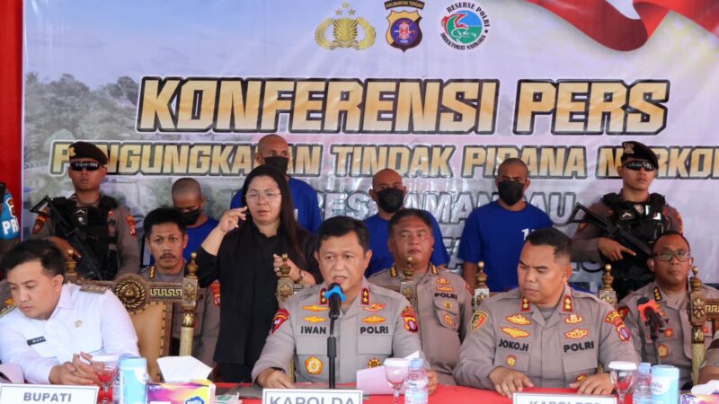 Peredaran 46,7 Kg Sabu Lintas Provinsi Berhasil Digagalkan Polres Lamandau, Kapolda Kalteng: Keberhasilan Ini Selamatkan 885 Ribu Jiwa