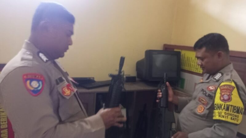 Polsek Bukit Batu Pastikan Kesiapan Inventaris untuk Dukung Tugas Pelayanan