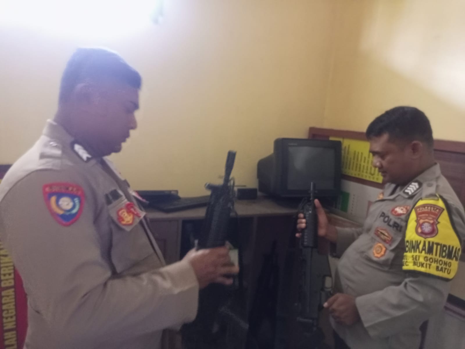 Polsek Bukit Batu Pastikan Kesiapan Inventaris untuk Dukung Tugas Pelayanan