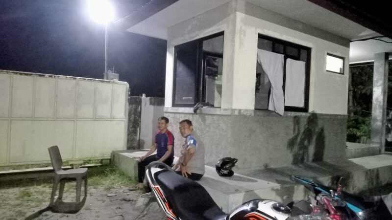 Pelihara Kamtibmas, Polsek Sabangau Patroli dan Sambangi Komplek Pergudangan di Kalampangan