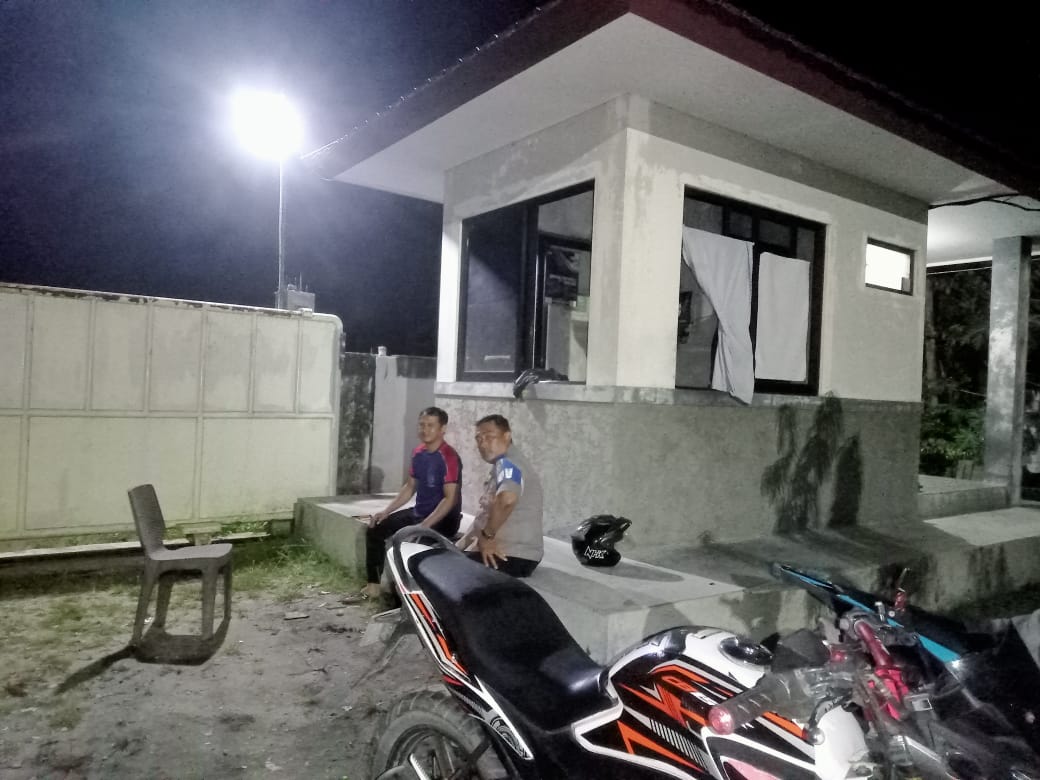 Pelihara Kamtibmas, Polsek Sabangau Patroli dan Sambangi Komplek Pergudangan di Kalampangan