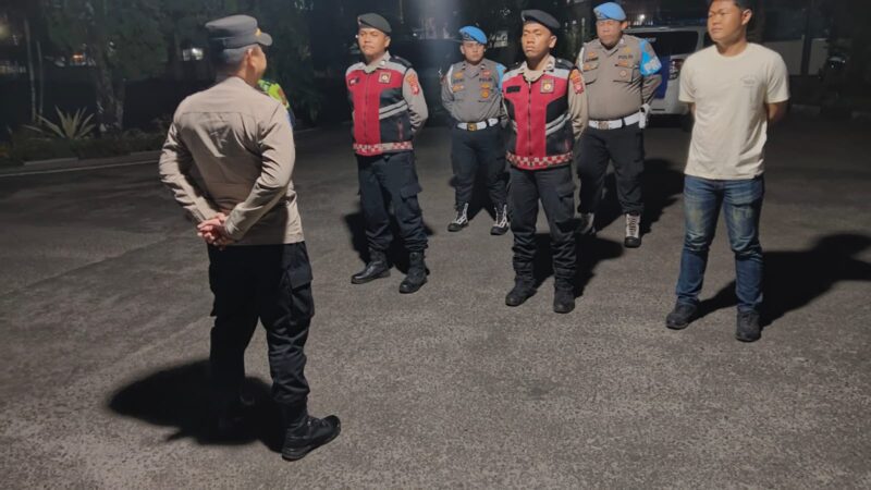 Tingkatkan Keamanan, Polresta Palangka Raya Gelar Apel Malam Personel