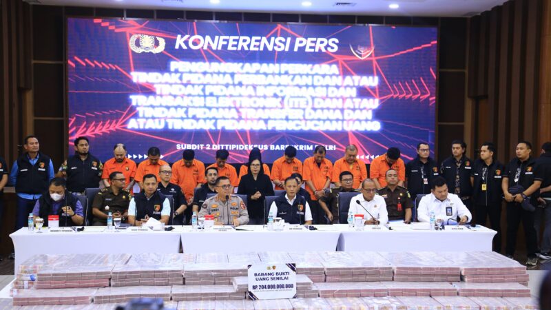 Bareskrim Polri Ungkap Sindikat Pembobolan Rekening Dormant Senilai Rp204 Miliar, 9 Tersangka Diamankan