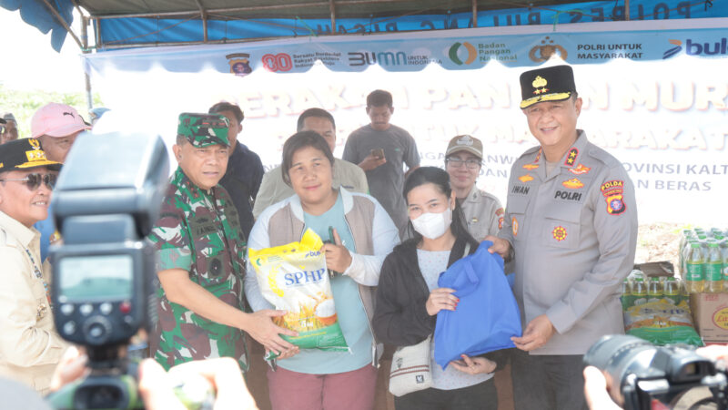 Dukung Ketahanan Pangan, Kapolda Kalteng Bersama Gubernur Panen Raya Jagung Kuartal III di Pulang Pisau