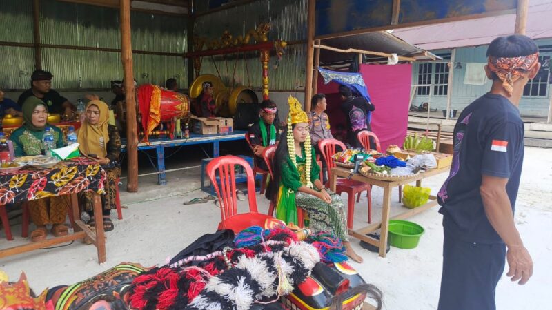 Bhabinkamtibmas Pager Hadiri Syukuran STM Sekar Turunggo Mudo di Rakumpit