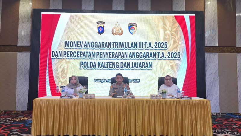 Serap Anggaran Capai 82 Persen, Polresta Palangka Raya Ikuti Monev Polda Kalteng