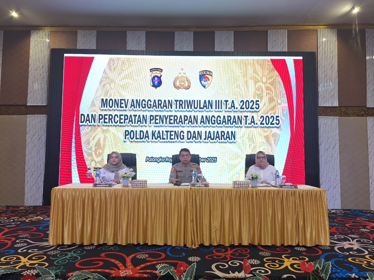 Serap Anggaran Capai 82 Persen, Polresta Palangka Raya Ikuti Monev Polda Kalteng