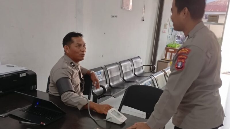 Sidokkes Polresta Palangka Raya Gelar Pelayanan Kesehatan Rutin di Klinik Polresta