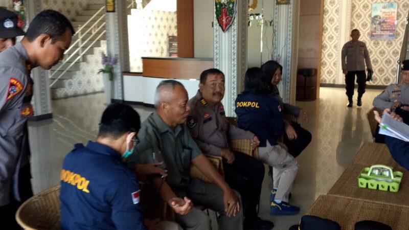 Layanan Kesehatan Internal, Sidokkes Polresta Palangka Raya Gelar Rikkes Setelah Apel Pagi