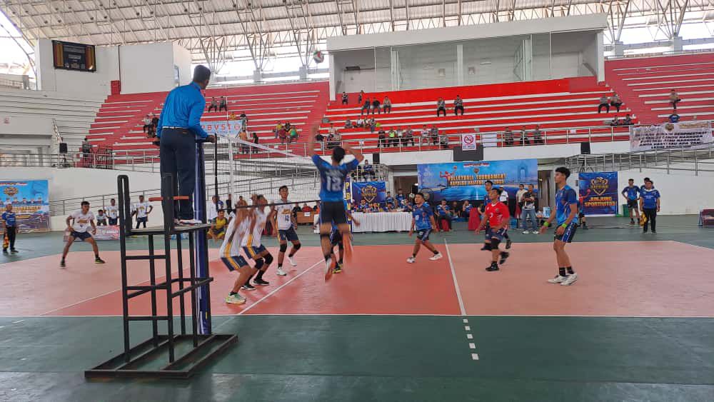 Kapolresta Palangka Raya Dukung Langsung Tim Voli di Kapolda Kalteng Cup 2025
