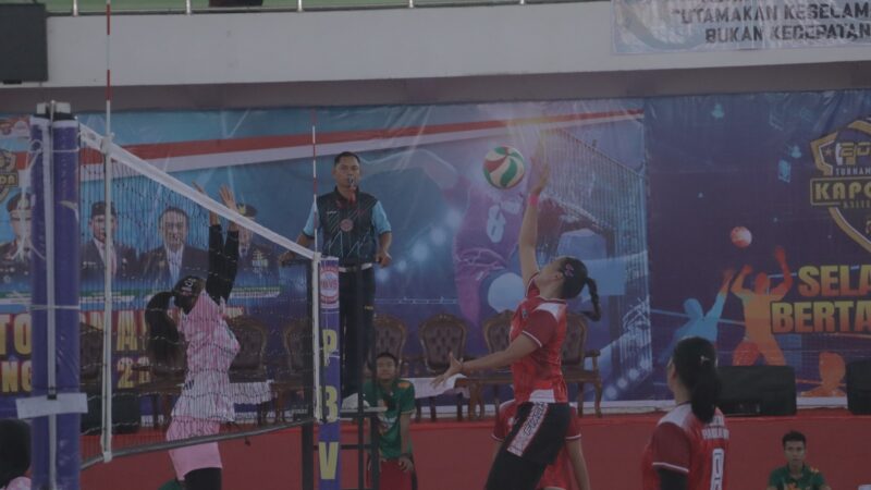 Ajang Kapolda Kalteng Cup 2025, Tim Putri Polresta Palangka Raya Tumbangkan Tim Putri Polres Lamandau
