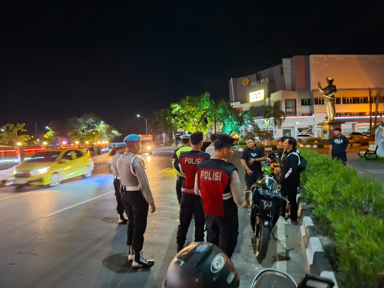 Tekan Kejahatan Jalanan, Personel Polresta Palangka Raya Gelar Patroli Kamtibmas