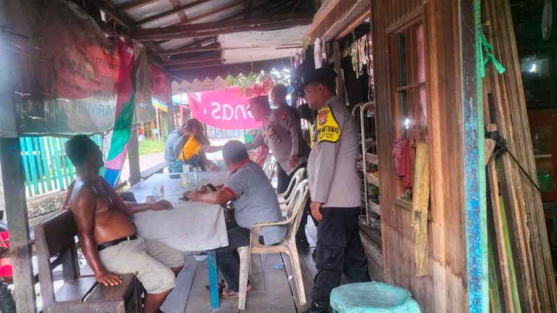 Polsek Bukit Batu Laksanakan Patroli Sambang di Pelabuhan Tangkiling