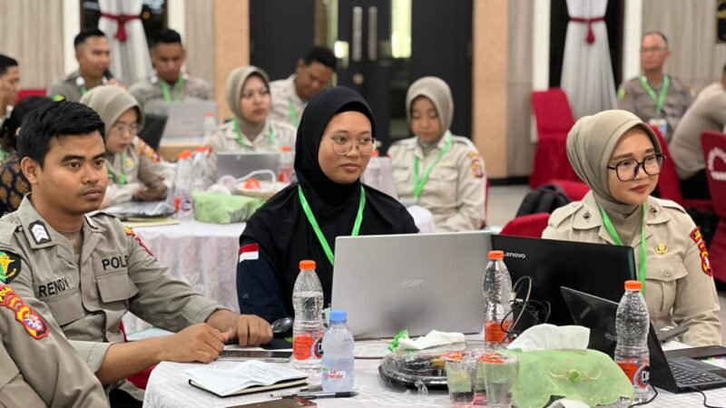 Sidokkes Polresta Palangka Raya Ikuti Rakernis Dokkes dan Pelatihan Aplikasi SITB