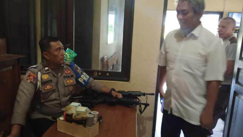 Jamin Kesiapan saat Dinas, SPKT Polsek Sabangau Cek Inventaris