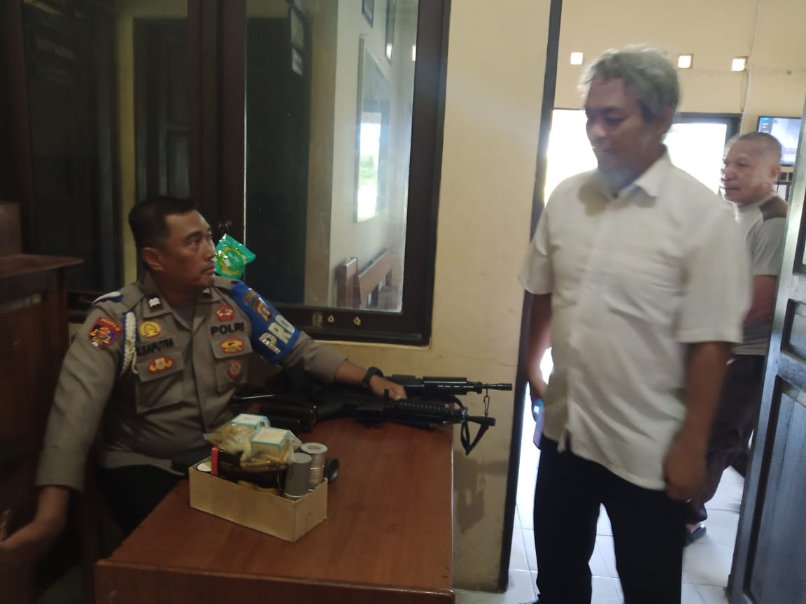 Jamin Kesiapan saat Dinas, SPKT Polsek Sabangau Cek Inventaris