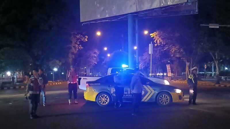 Polresta Palangka Raya Kerahkan Patroli Piket Fungsi Demi Jaga Kamtibmas saat Dini Hari
