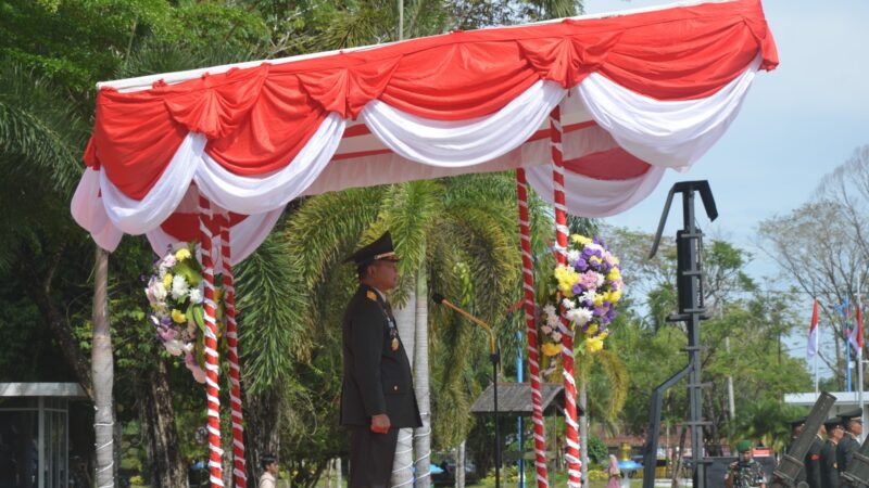 Kasdam XXII/TB Pimpin Upacara HUT ke-80 TNI Tahun 2025