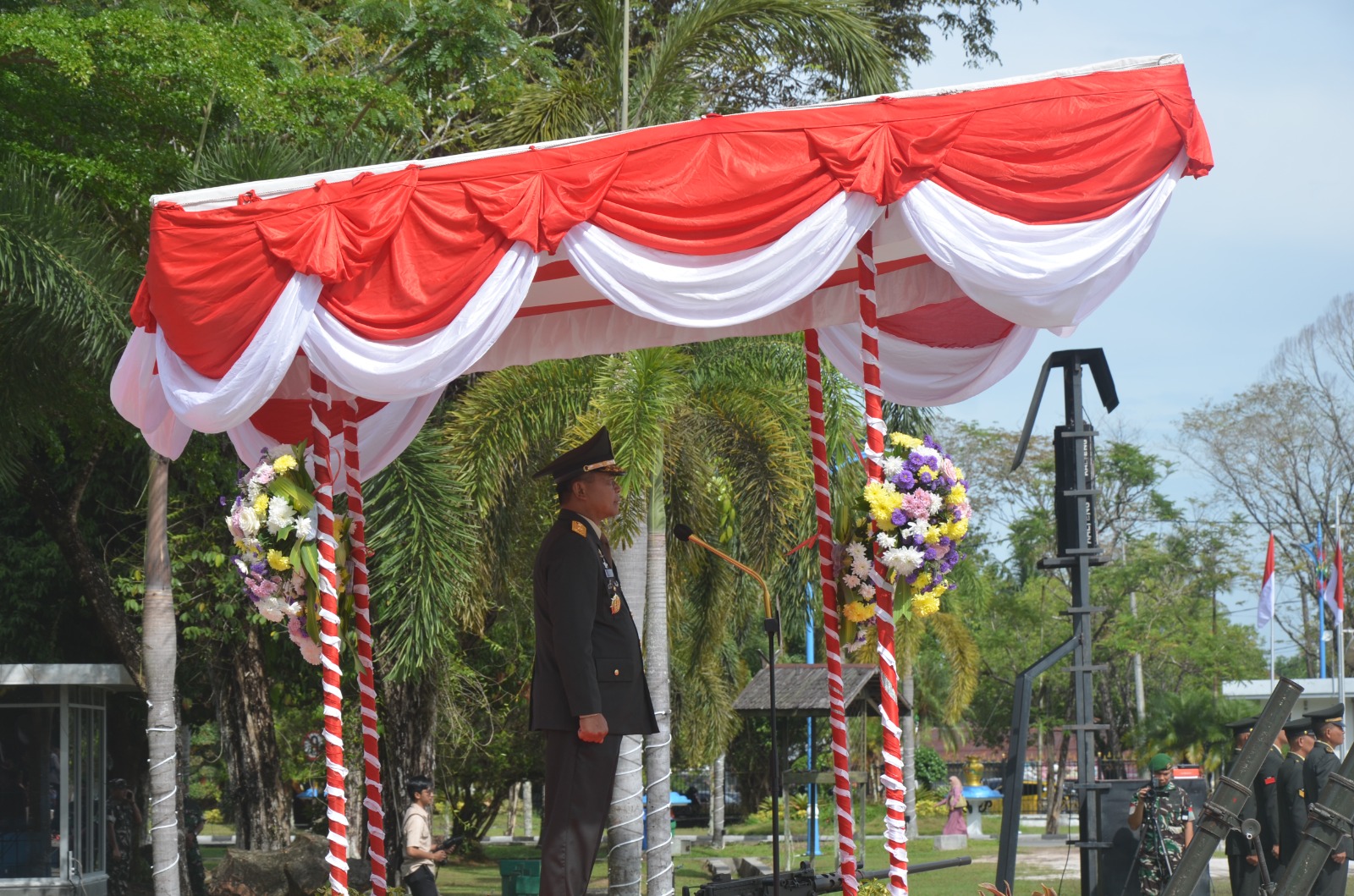 Kasdam XXII/TB Pimpin Upacara HUT ke-80 TNI Tahun 2025