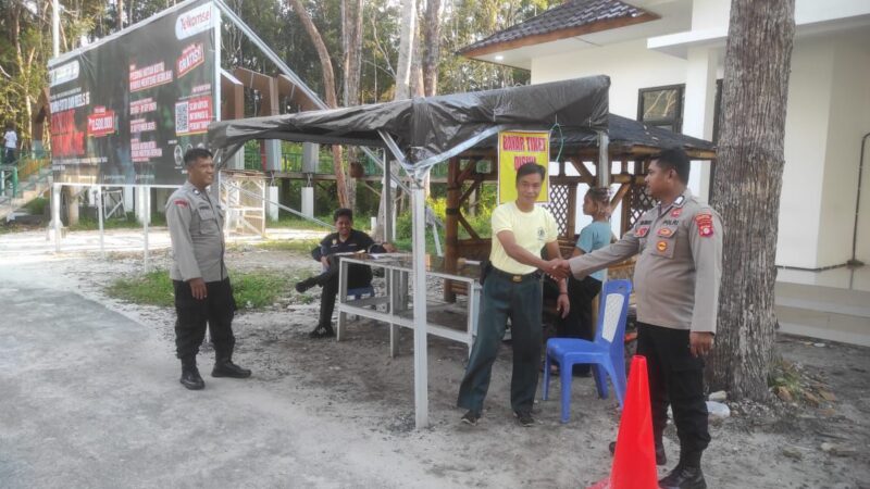 Polsek Bukit Batu Patroli ke City Forest Nyaru Menteng, Pastikan Keamanan Pengunjung Tetap Kondusif