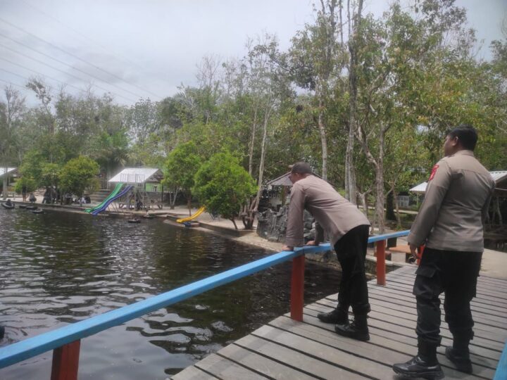 Polsek Bukit Batu Patroli di Objek Wisata Surung Danum, Wujudkan Rasa Aman bagi Pengunjung