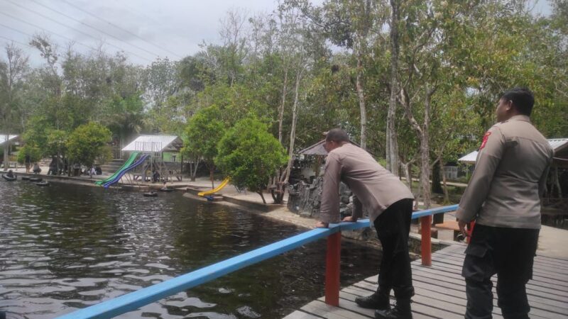 Polsek Bukit Batu Patroli di Objek Wisata Surung Danum, Wujudkan Rasa Aman bagi Pengunjung