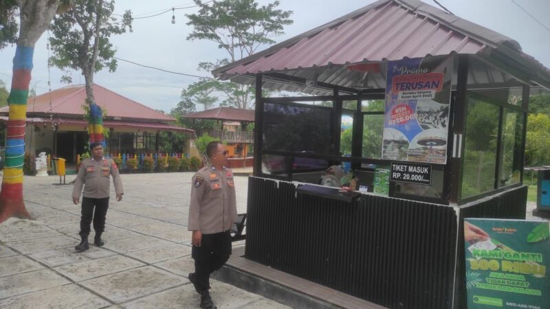 Polsek Bukit Batu Patroli di Objek Wisata Matan Andau, Pastikan Situasi Aman dan Nyaman