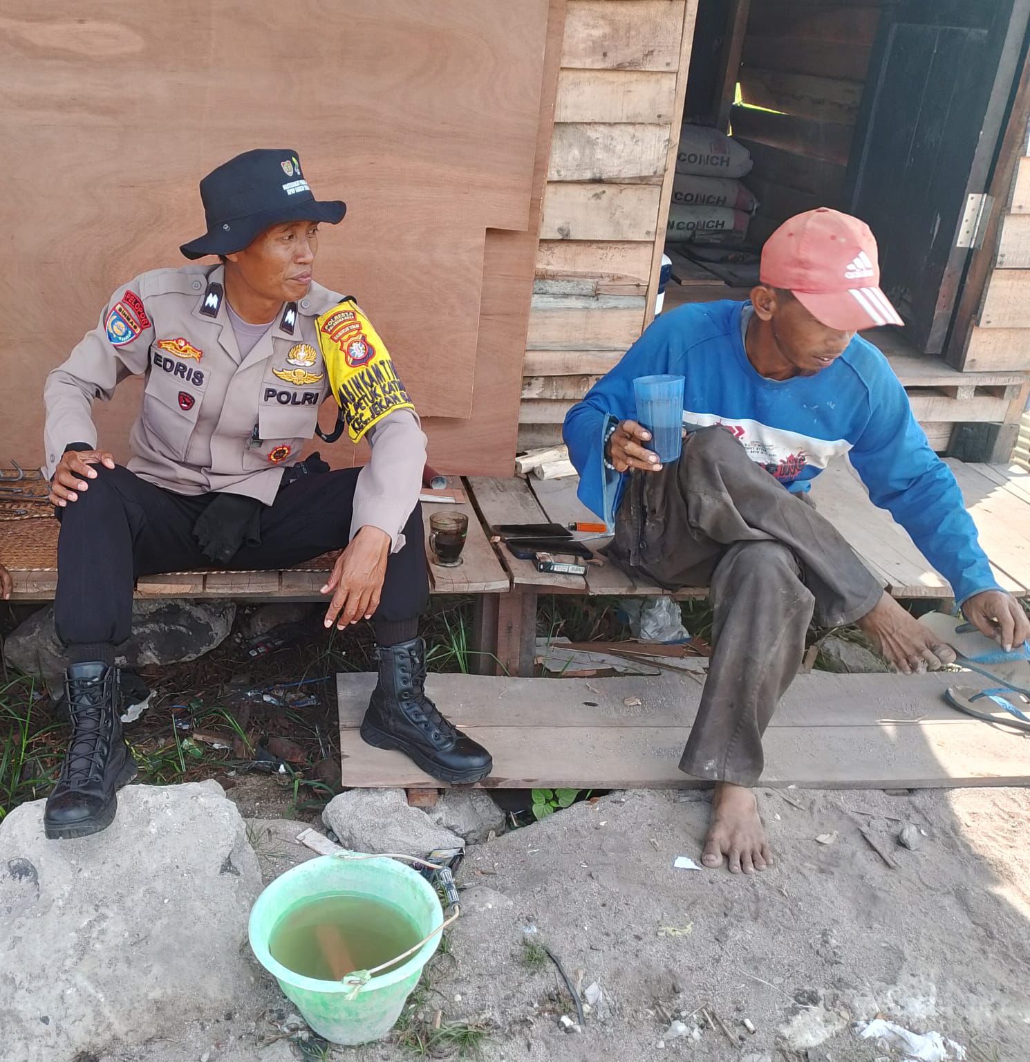 Terus Lakukan Pendekatan dengan Warga, Polsek Pahandut Harap Situasi Kamtibmas di Petuk Katimpun Tetap Terjaga