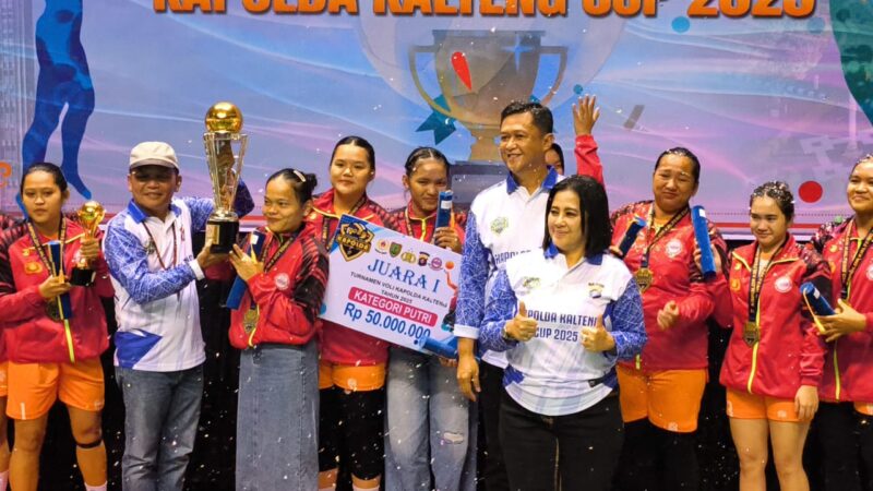 Turnamen Bola Voli Kapolda Kalteng Cup 2025 Resmi ditutup, Kapolda: Ajang ini Lahirkan Atlet Berprestasi di Bumi Tambun Bunga