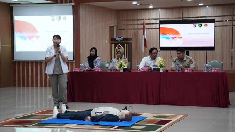 Rumkit Bhayangkara Polda Kalteng Dorong Kesiapsiagaan Pegawai BPKP Kalteng lewat Pelatihan Pertolongan Pertama