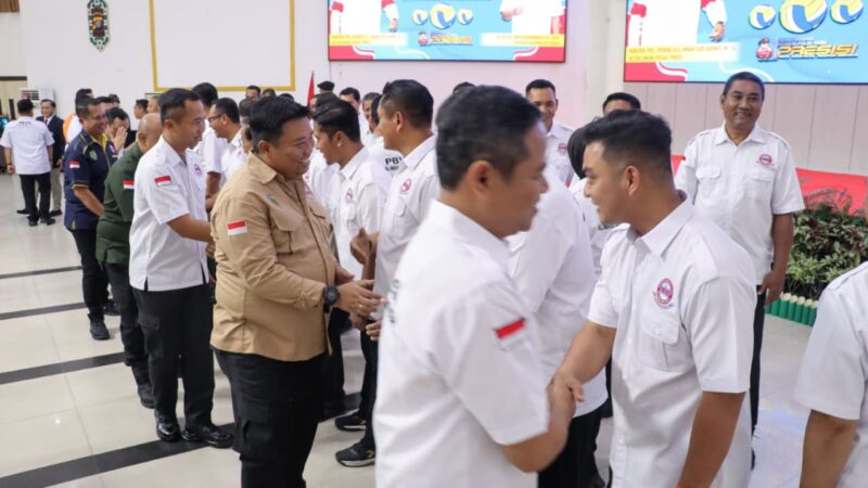 Dukung Cabor Voli, Kapolresta Palangka Raya Hadiri Pelantikan Pengurus PBVSI Provinsi Kalteng