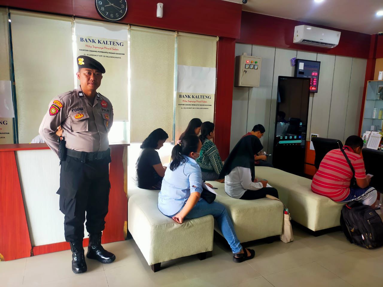Satpamobvit Rutin Lakukan Pengawasan Cegah Kejahatan Perbankan