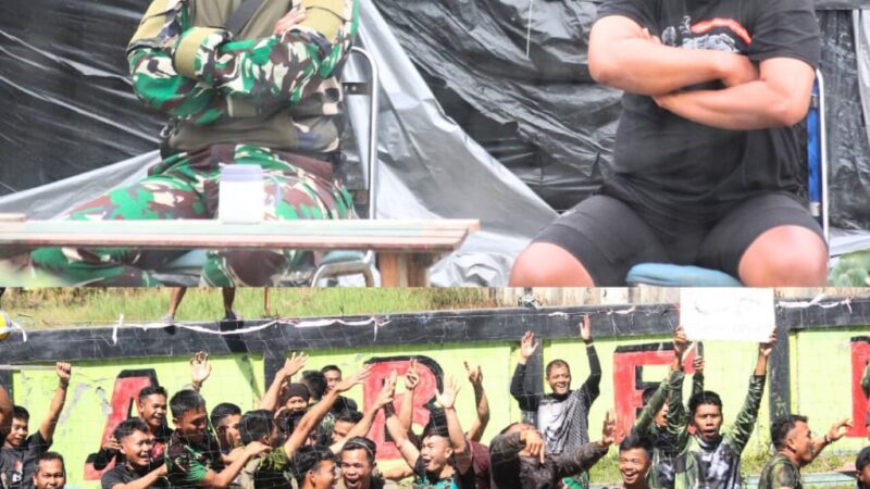 Semarak HUT TNI ke 80 Dansatgas Yonif 631/Antang Tutup Lomba Voli, dan Pererat Solidaritas dengan Masyarakat Intan Jaya