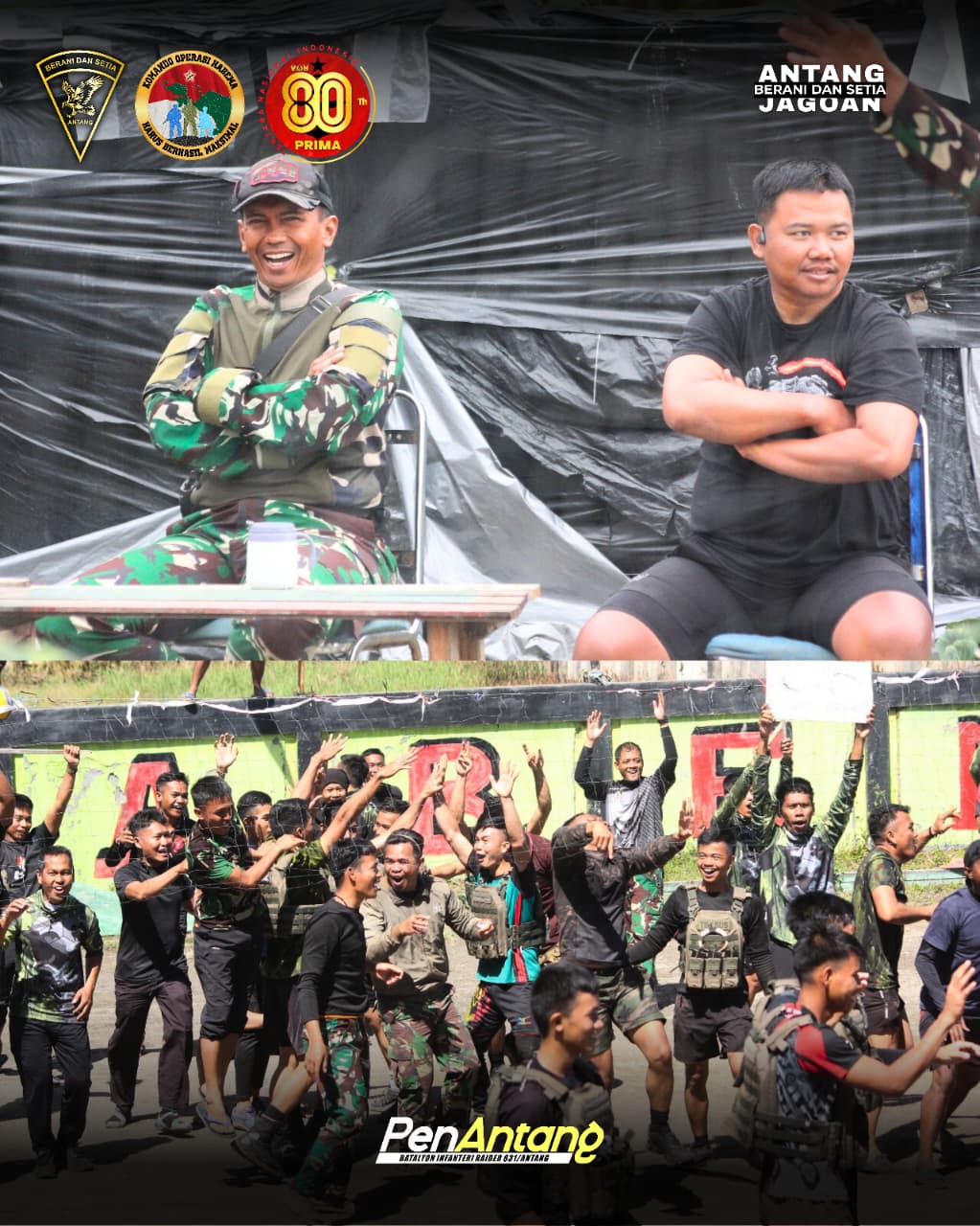 Semarak HUT TNI ke 80 Dansatgas Yonif 631/Antang Tutup Lomba Voli, dan Pererat Solidaritas dengan Masyarakat Intan Jaya