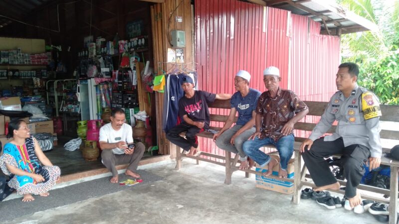 Rangkul Warga di Petuk Barunai, Bhabinkamtibmas Polsek Rakumpit Sosialisasikan Dampak Intoleransi, Radikalisme dan Terorisme