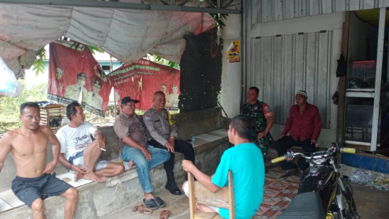 Tolak Intoleransi, Radikalisme dan Terorisme, Bhabinkamtibmas Tumbang Rungan Lakukan Pendekatan kepada Warga