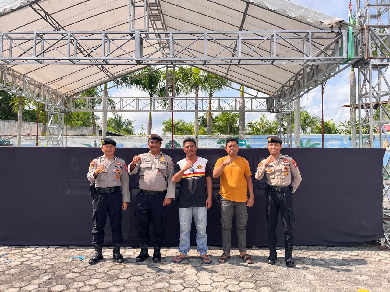 Satpamobvit Polresta Palangka Raya Beri Arahan kepada Panitia Aniverseri Club Vespa KHSC