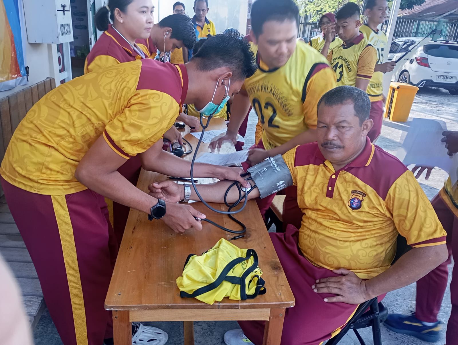 Sidokkes Polresta Palangka Raya Laksanakan Keslap pada Tes Kesjas Semester II Tahun 2025