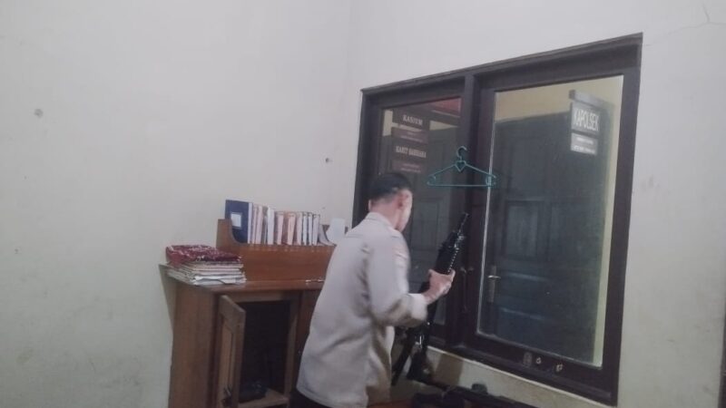 Dukung Pelaksanaan Dinas, Polsek Sabangau Rutin Cek Inventarisnya