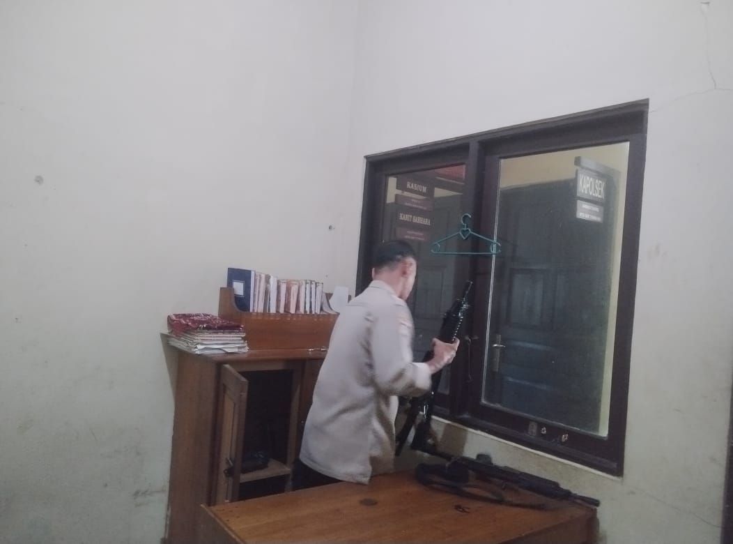 Dukung Pelaksanaan Dinas, Polsek Sabangau Rutin Cek Inventarisnya