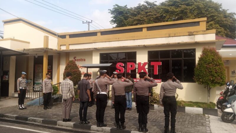 Optimalkan Pelayanan Kepolisian, Pamapta II SPKT Polresta Palangka Raya Gelar Serah Terima