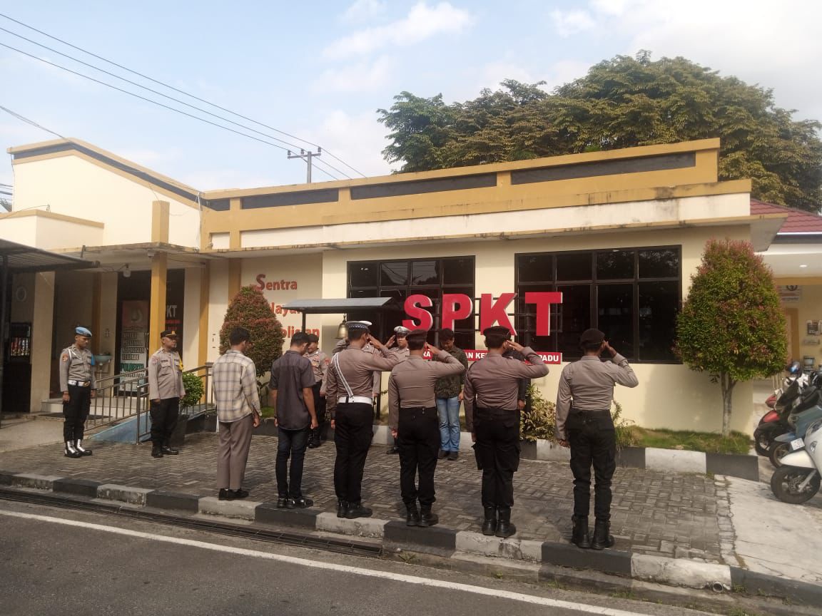 Optimalkan Pelayanan Kepolisian, Pamapta II SPKT Polresta Palangka Raya Gelar Serah Terima