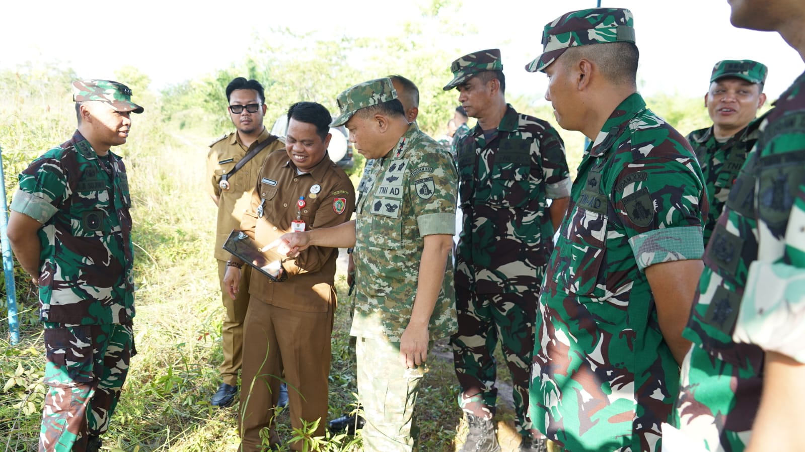 Pangdam XXII/TB Tinjau Lokasi Rrencana Pembangunan Rindam