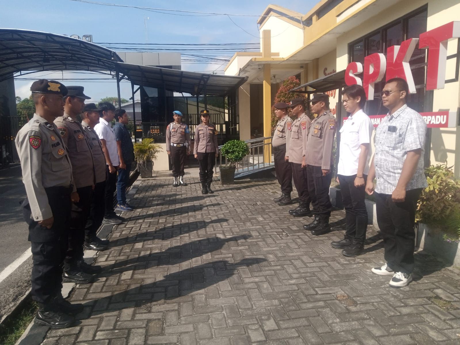 Pamapta III SPKT Polresta Palangka Raya Gelar Serah Terima Piket