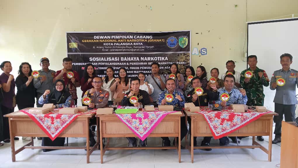Polsek Rakumpit Bersama Granat dan BNN Sosialisasikan Bahaya Narkoba ke Masyarakat