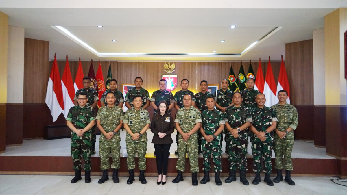 Kodam XXII/TB Terima Audensi Anggota Komisi I DPR RI