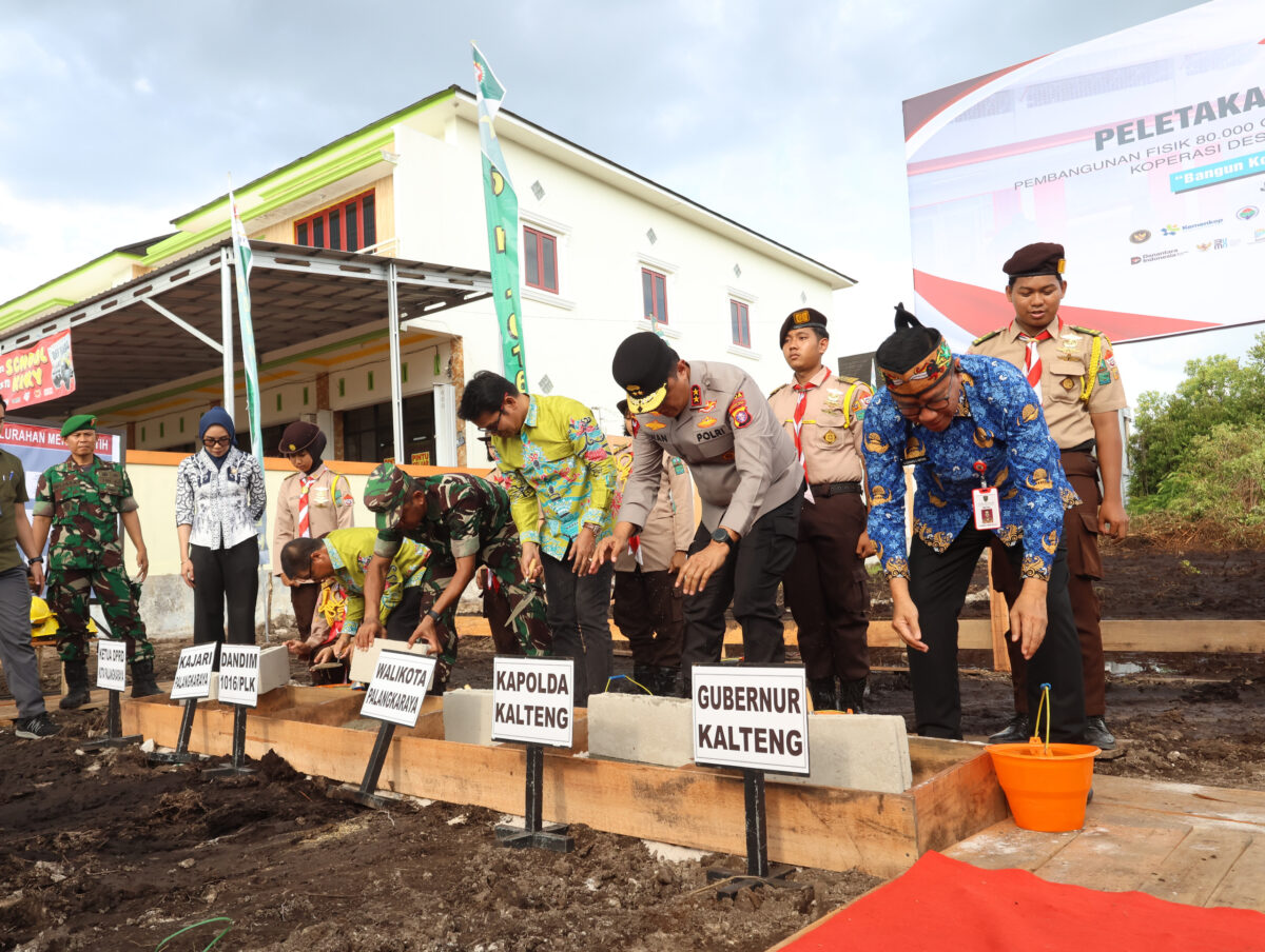 Kapolda Kalteng Dukung Pembangunan KDKMP Kodam XXII Tambun Bungai, Wujudkan Asta Cita Presiden